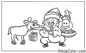 Christmas / Rudolph: Rudolph eating carrot