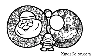 Christmas / Sci-Fi Christmas: Santa and his UFO
