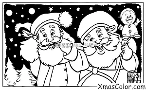 Christmas / Silent Night: Santa Claus singing Silent Night