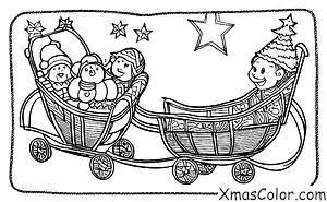 Christmas / Sleigh: Empty sleigh