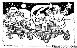 Christmas / Sleigh: Santa in his sleigh