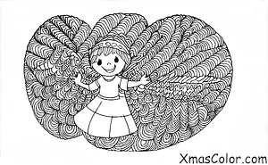 Christmas / Snow Angels: A snow angel