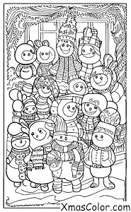 Christmas / Snow Man: Snow Man and his friends