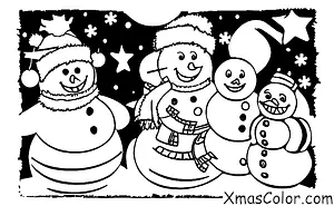 Christmas / Snow Man: Snow Man and the children