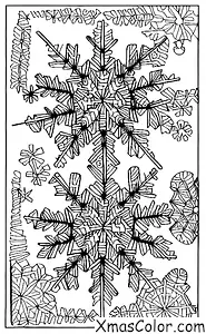 Christmas / Snowflakes: A single snowflake