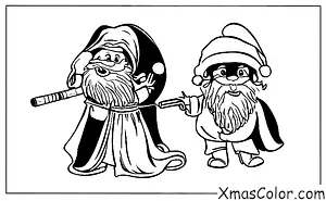 Christmas / Star Wars Christmas: Jedi Santa