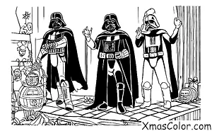 Christmas / Star Wars Christmas: Santa Darth Vader