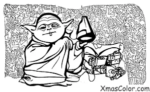 Christmas / Star Wars Christmas: Yoda Santa