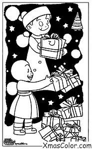 Christmas / Strange Christmas: A kid getting a lump of coal for Christmas