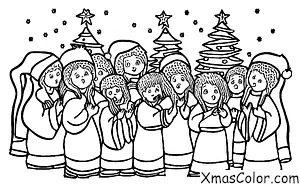 Christmas / The First Noel: The First Noel being sung by a choir