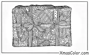 Christmas / Wrapping Christmas Gifts: Wrap the gifts in different patterns