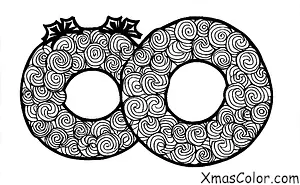 Christmas / Wreaths: A wreath made of candy